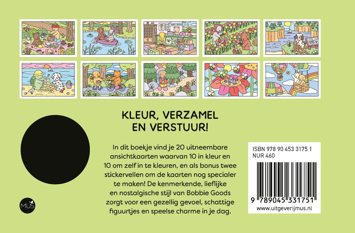 Bobby Goods postkaartenkleurboek