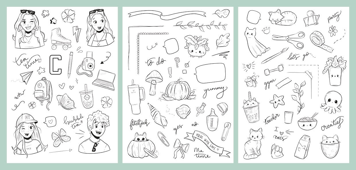 CreaChick stempelset