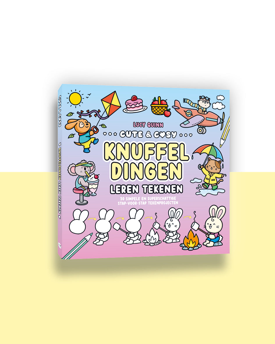 Cute & Cosy leren tekenen - Knuffeldingen