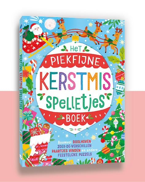 Het piekfijne Kerstmis spelletjesboek