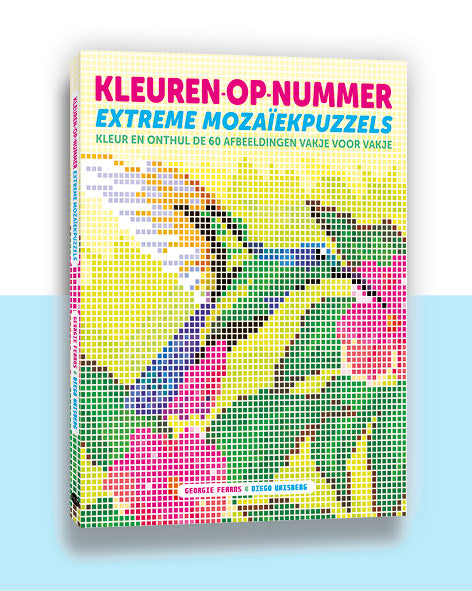 Kleuren-op-nummer: extreme mozaïekpuzzels / deel 1