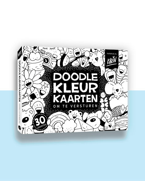 Paperfuel Doodlekleurkaarten om te versturen