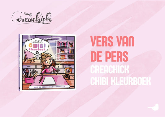 Nieuw bij MUS: CreaChick Chibi Kleurboek