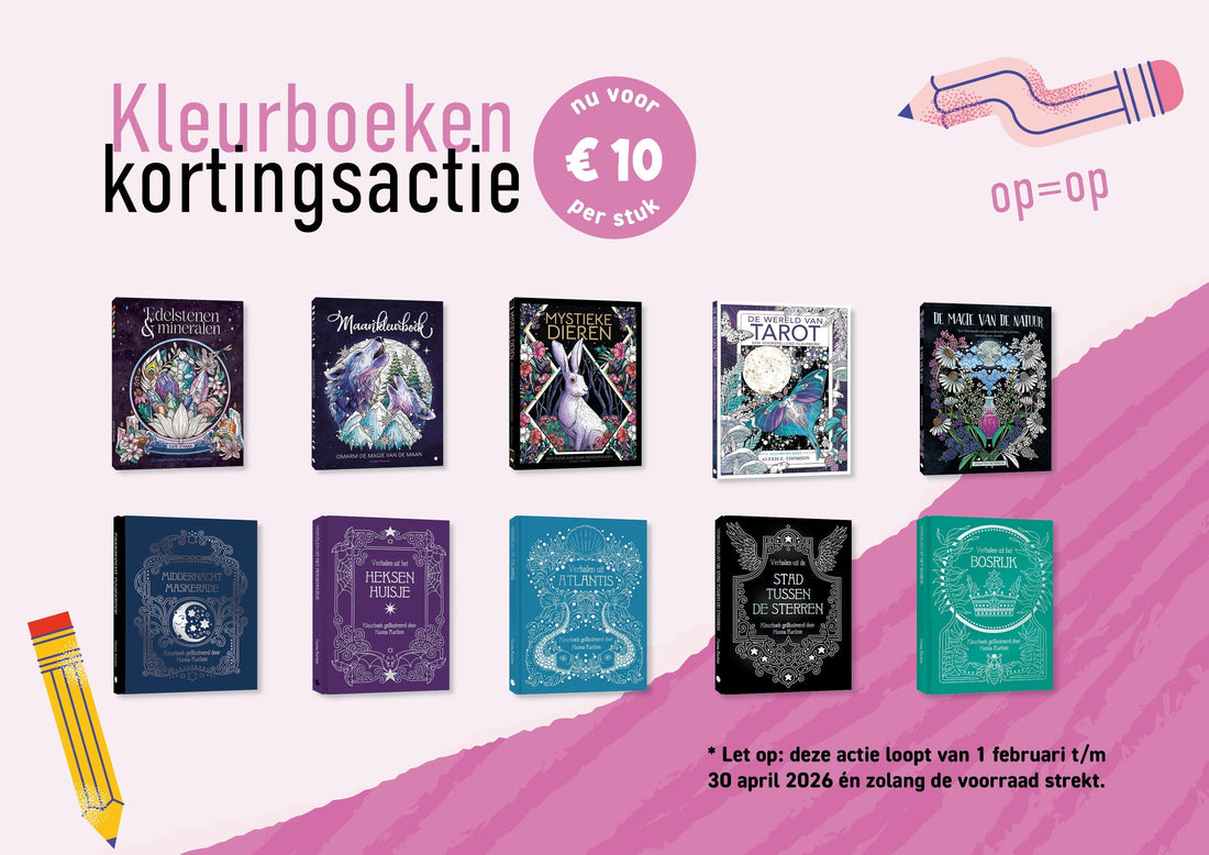 Kleurboeken kortingsactie
