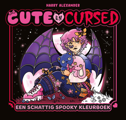 Cute & Cursed - Een schattig en spooky kleurboek