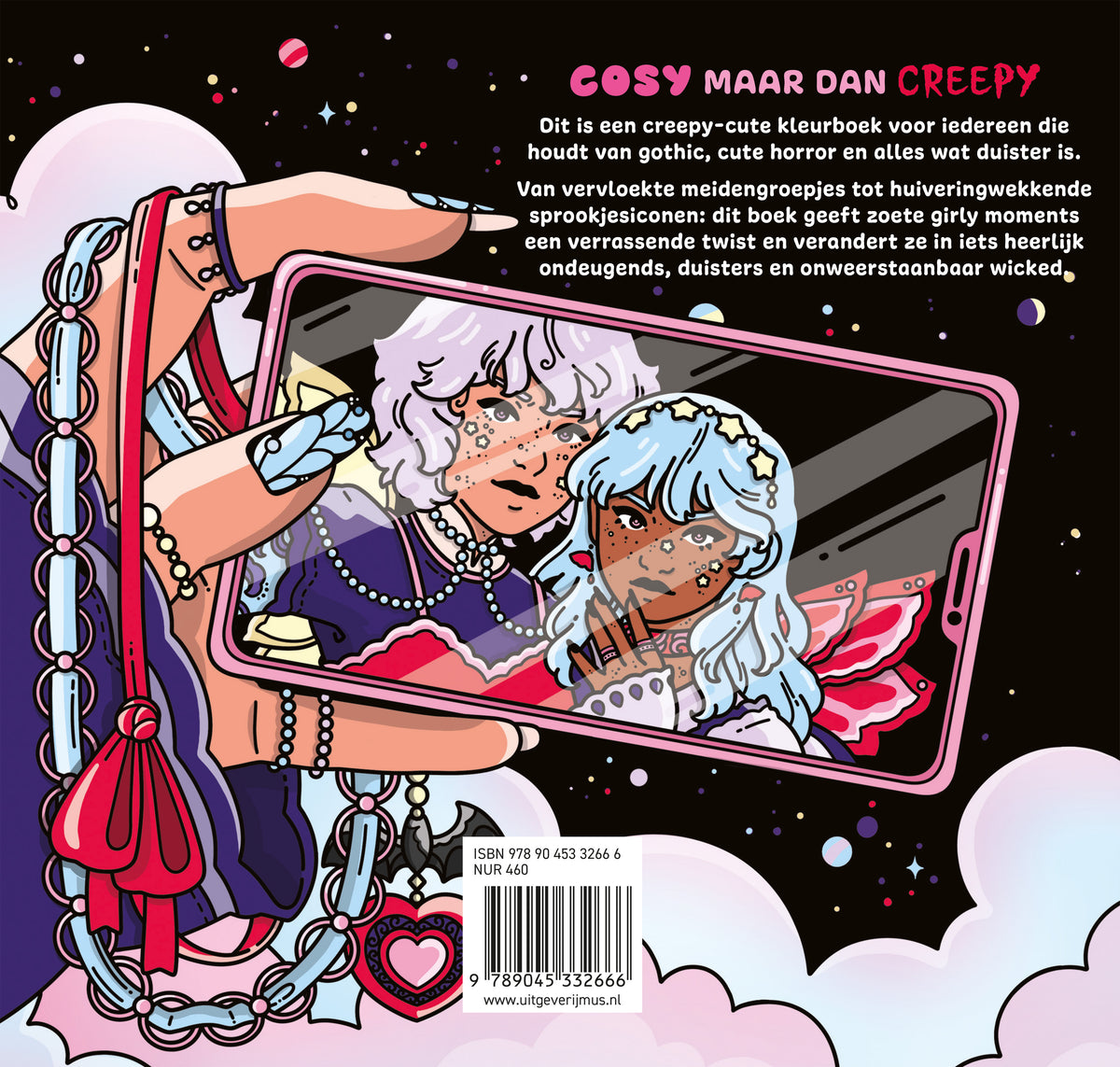 Cute & Cursed - Een schattig en spooky kleurboek