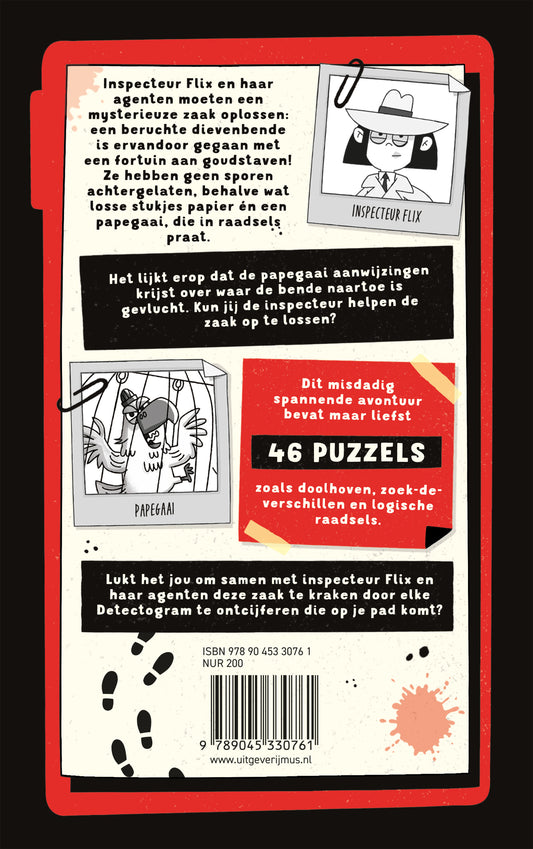 Detectogrammen - De papegaai die in raadsels praat