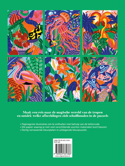 Kleuren op letter - Tropische Werelden