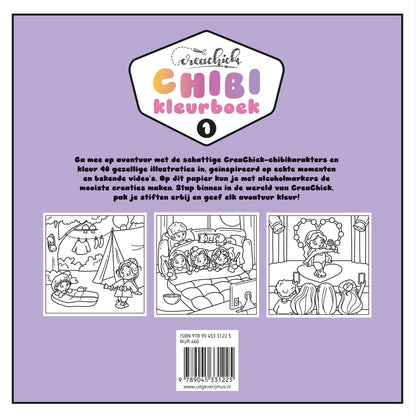 CreaChick Chibikleurboek 1