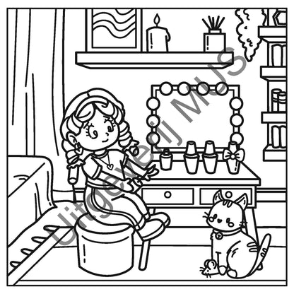 CreaChick Chibikleurboek 1 - Vanaf 1 mei verkrijgbaar op de KreaDoe!