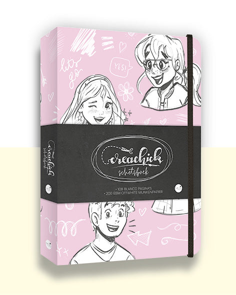 CreaChick Schetsboek PINK