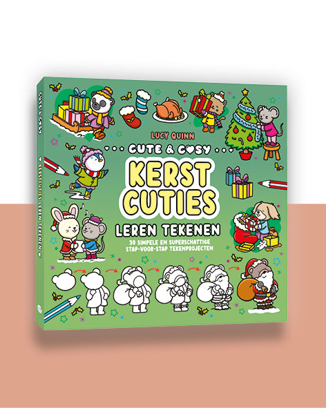 Cute & Cosy Leren tekenen Kerstcuties