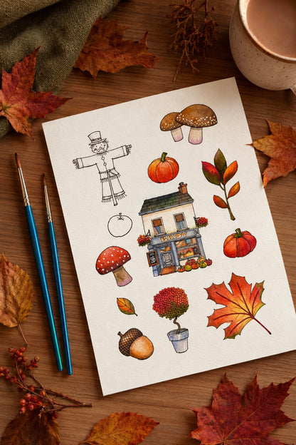 Workshop Watercolor Painting - Urban Anna - 12:00