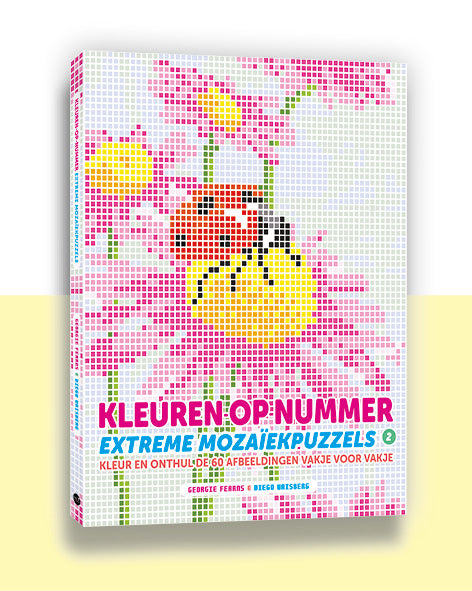 Kleuren-op-nummer: extreme mozaïekpuzzels / deel 2