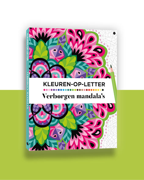 Kleuren op letter - Verborgen Mandala's