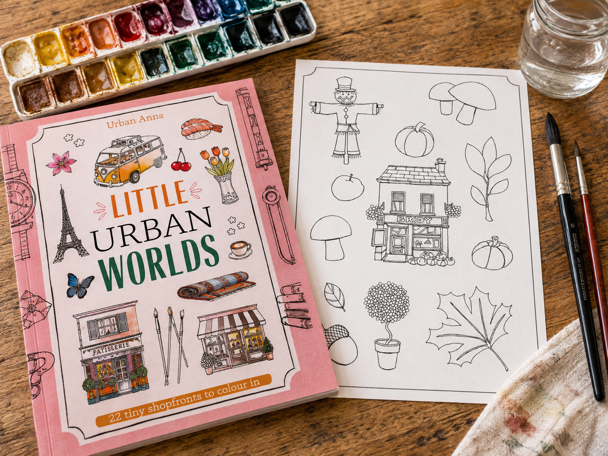 Workshop Watercolor Painting - Urban Anna - 12:00
