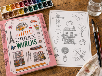 Workshop Watercolor Painting - Urban Anna - 12:00
